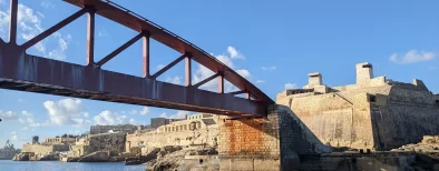 Valletta bridge-bluetide